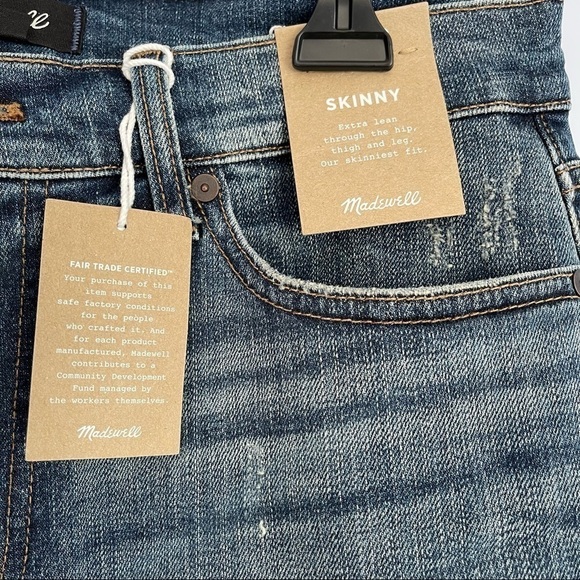 NEW Madewell Myrtle Wash Skinny Mens Jeans 33X32 - Picture 6 of 10